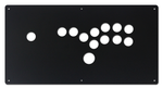 16" Button Panels (Powder Coated Black Steel)