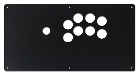 16" Button Panels (Powder Coated Black Steel)