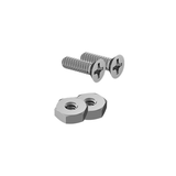 Replacement Neutrik Screws & Nuts (Flat Head)