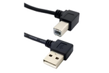 3ft A-B Male/Male USB Cable Right Angle